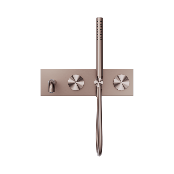 Nero NR252003a230BZ Opal Progressive Shower System With Spout 230mm Brushed Bronze image 2 | SKU: NR252003A230BZ
