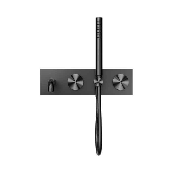 Nero NR252003a250GR Opal Progressive Shower System With Spout 250mm Graphite image 2 | SKU: NR252003A250GR