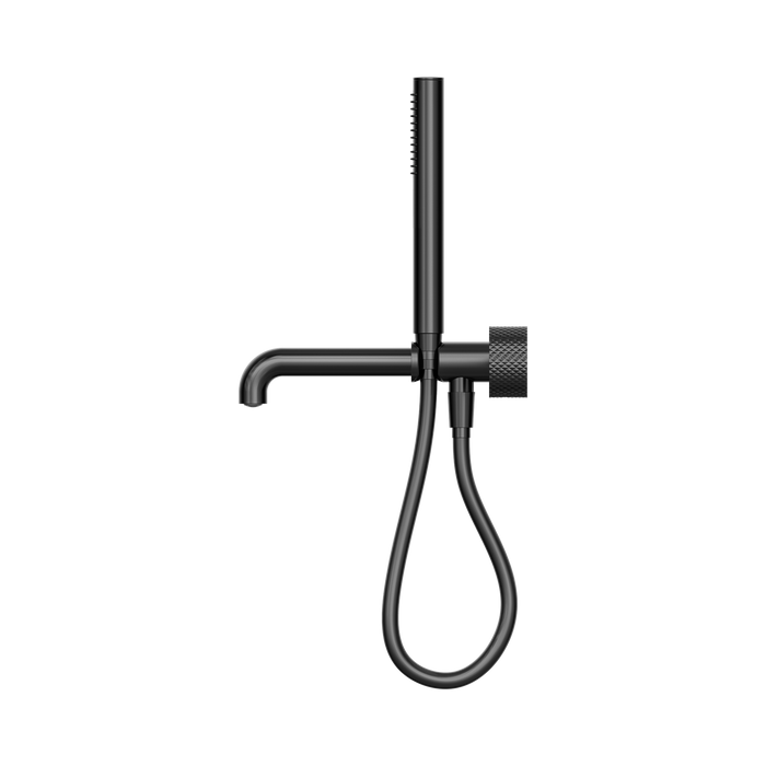 Nero NR252003b230GR Opal Progressive Shower System Separate Plate With Spout 230mm Graphite image 3 | SKU: NR252003B230GR
