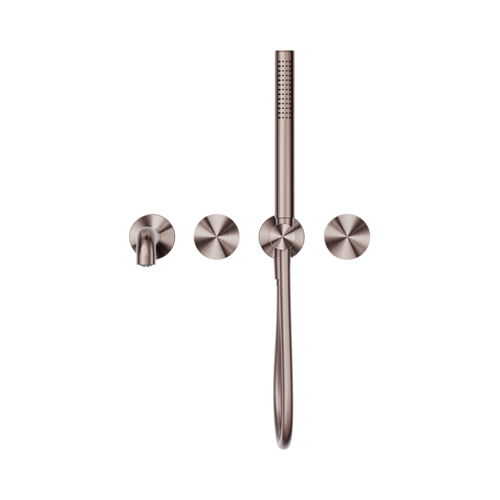 Nero NR252003b250BZ Opal Progressive Shower System Separate Plate With Spout 250mm Brushed Bronze image 2 | SKU: NR252003B250BZ