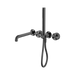 Nero Opal Progressive Shower System Separate Plate With Spout 250mm - Graphite