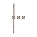Nero NR252003dBZ Opal Progressive Shower System Separate Plate Brushed Bronze image 2 | SKU: NR252003DBZ