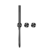 Nero NR252003dGR Opal Progressive Shower System Separate Plate Graphite image 2 | SKU: NR252003DGR
