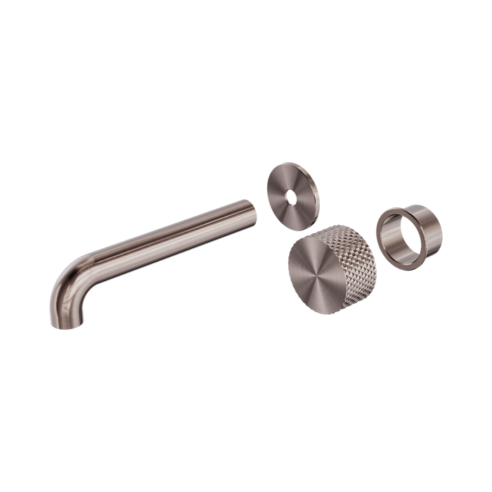 Nero Opal Progressive Wall Basin/Bath Set 260mm Trim Kits Only - Brushed Bronze