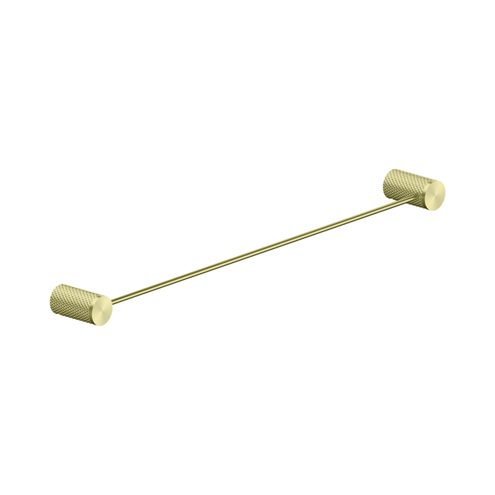 Nero Opal Single Towel Rail 600mm - Brushed Gold