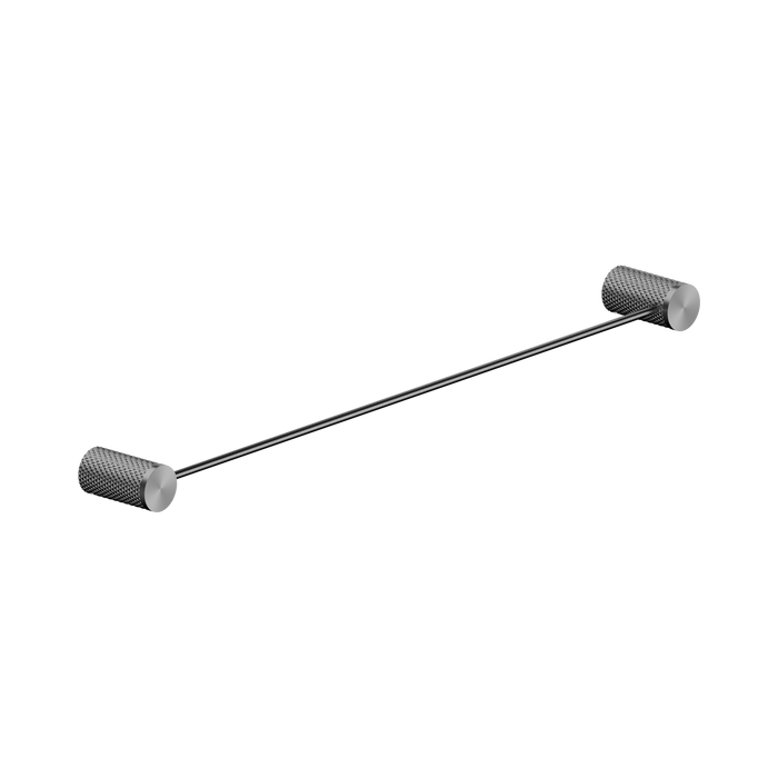 Nero Opal Single Towel Rail 600mm - Graphite