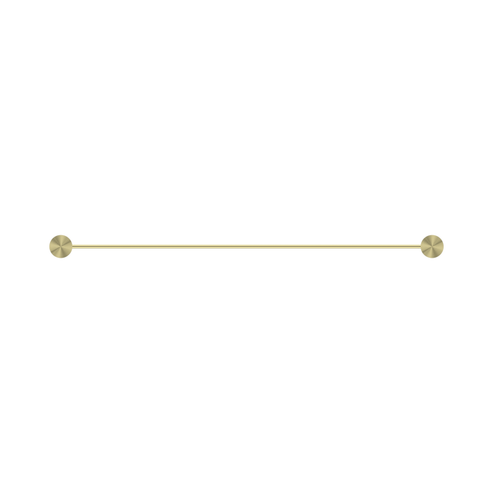 Nero NR2524dBG Opal Double Towel Rail 600mm Brushed Gold image 3 | SKU: NR2524DBG
