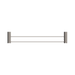 Nero NR2524dBN Opal Double Towel Rail 600mm Brushed Nickel image 2 | SKU: NR2524DBN