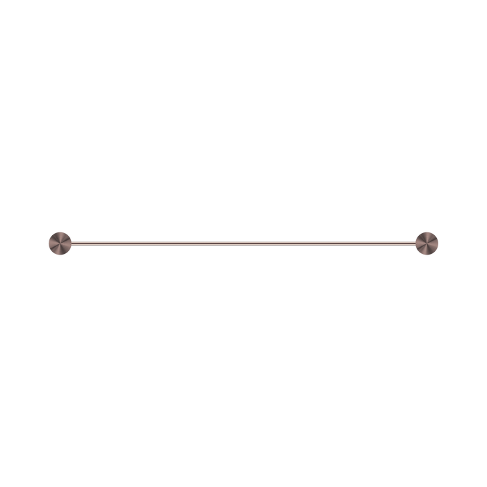 Nero NR2524dBZ Opal Double Towel Rail 600mm Brushed Bronze image 3 | SKU: NR2524DBZ