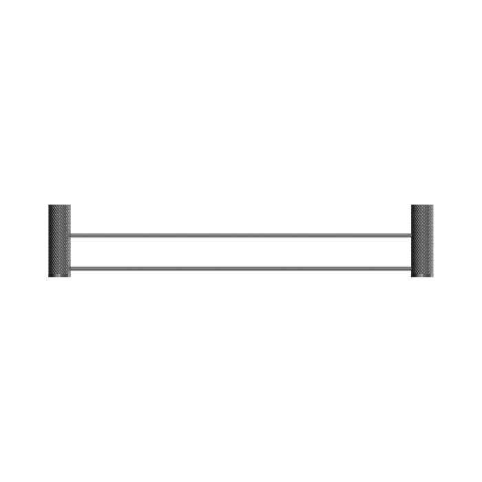 Nero NR2524dGR Opal Double Towel Rail 600mm Graphite image 2 | SKU: NR2524DGR