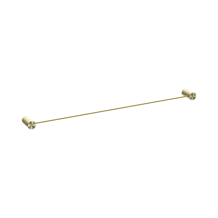 Nero Opal Single Towel Rail 800mm - Brushed Gold