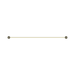 Nero NR2530BG Opal Single Towel Rail 800mm Brushed Gold image 2 | SKU: NR2530BG