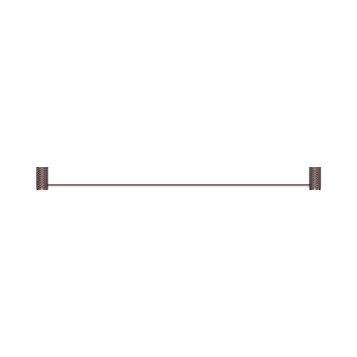 Nero NR2530BZ Opal Single Towel Rail 800mm Brushed Bronze image 3 | SKU: NR2530BZ