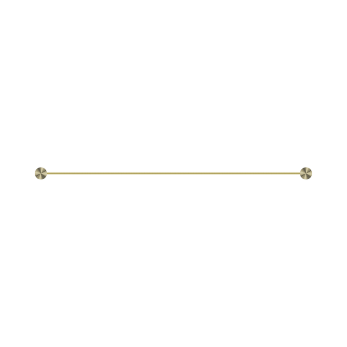 Nero NR2530dBG Opal Double Towel Rail 800mm Brushed Gold image 2 | SKU: NR2530DBG