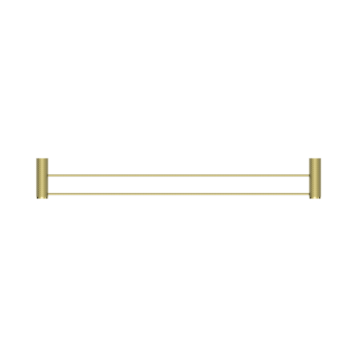 Nero NR2530dBG Opal Double Towel Rail 800mm Brushed Gold image 3 | SKU: NR2530DBG