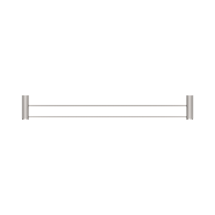 Nero NR2530dBN Opal Double Towel Rail 800mm Brushed Nickel image 3 | SKU: NR2530DBN