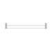 Nero NR2530dBN Opal Double Towel Rail 800mm Brushed Nickel image 3 | SKU: NR2530DBN