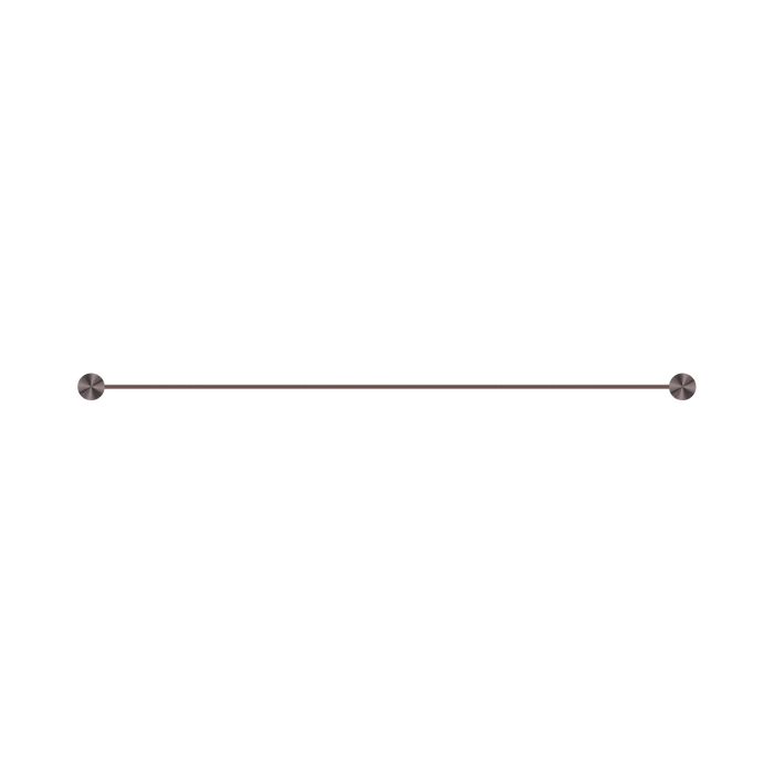 Nero NR2530dBZ Opal Double Towel Rail 800mm Brushed Bronze image 2 | SKU: NR2530DBZ