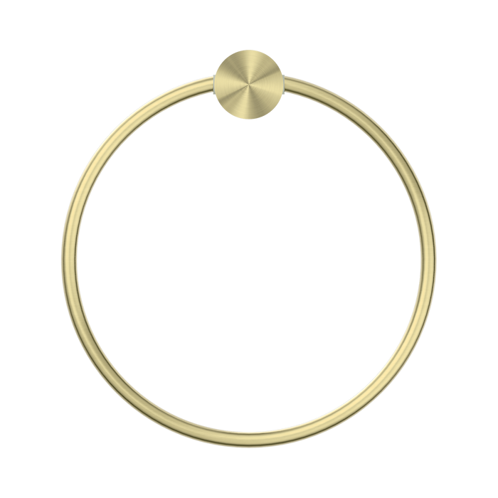 Nero NR2580aBG Opal Towel Ring Brushed Gold image 2 | SKU: NR2580ABG