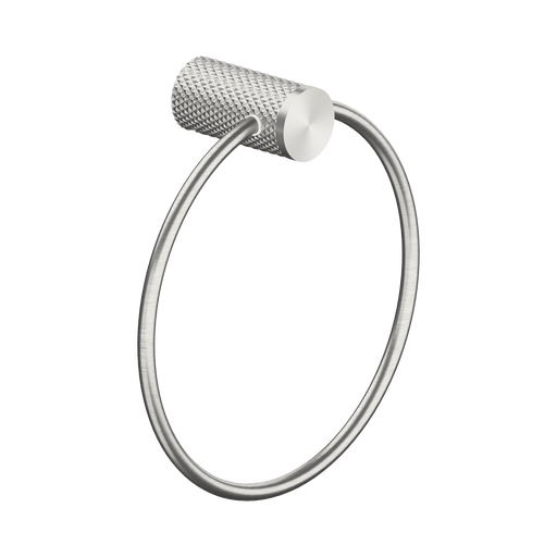 Nero Opal Towel Ring - Brushed Nickel