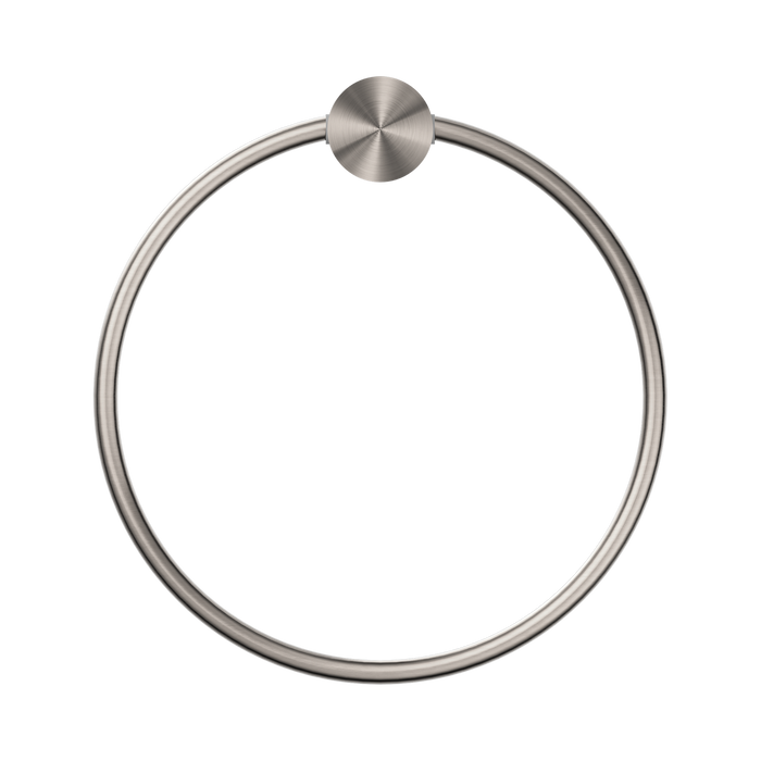 Nero NR2580aBN Opal Towel Ring Brushed Nickel image 2 | SKU: NR2580ABN