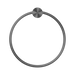 Nero NR2580aGR Opal Towel Ring Graphite image 2 | SKU: NR2580AGR