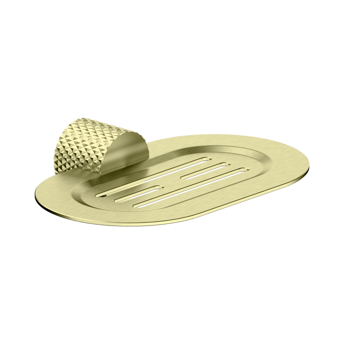 Nero Opal Soap Dish Holder - Brushed Gold