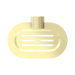 Nero NR2581BG Opal Soap Dish Holder Brushed Gold image 2 | SKU: NR2581BG
