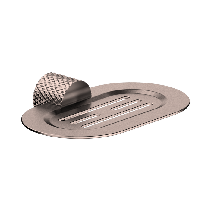 Nero Opal Soap Dish Holder - Brushed Bronze