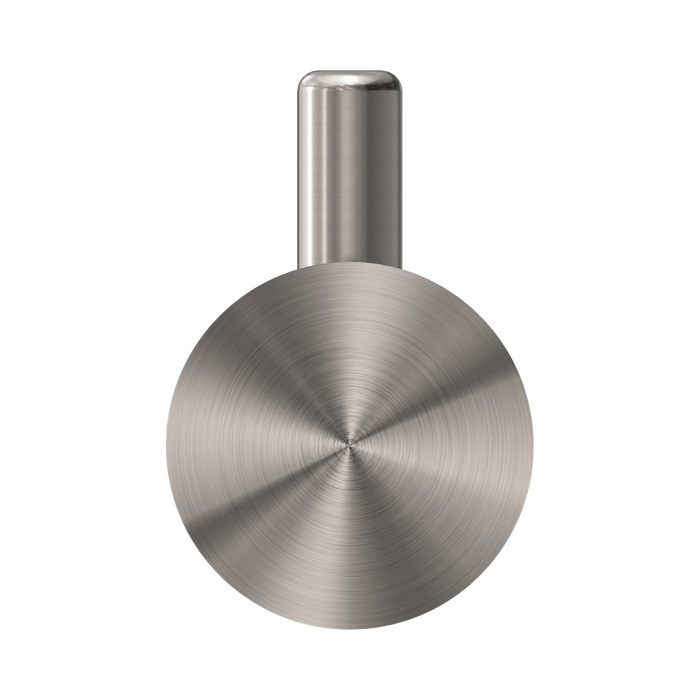 Nero NR2582BN Opal Robe Hook Brushed Nickel image 2 | SKU: NR2582BN
