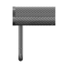 Nero NR2586GR Opal Toilet Roll Holder Graphite image 3 | SKU: NR2586GR