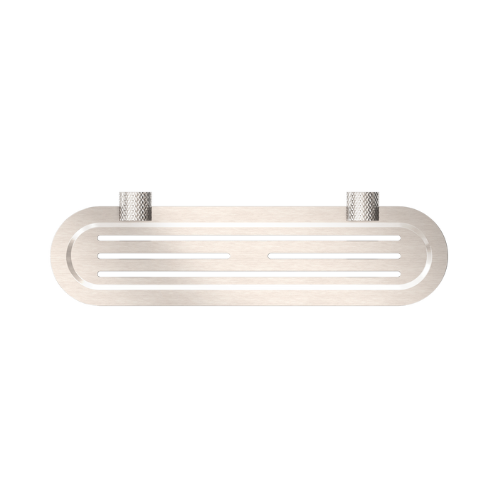 Nero NR2587aBN Opal Metal Shower Shelf Brushed Nickel image 2 | SKU: NR2587ABN