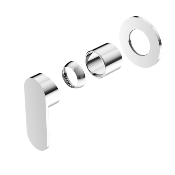 Nero Ecco Shower Mixer 80mm Round Plate Trim Kits Only