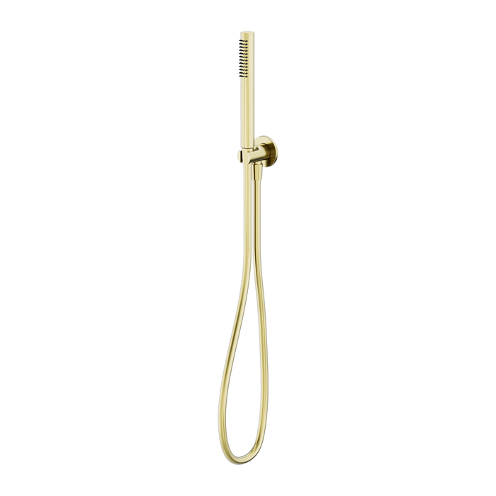Nero Slim Shower On Bracket - Brushed Gold