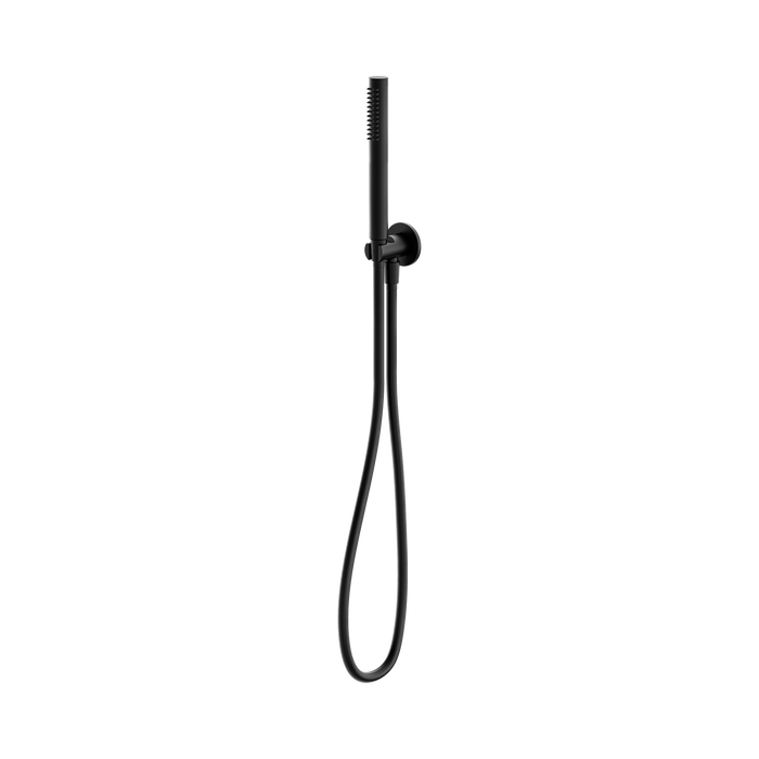 Nero Slim Shower On Bracket - Matte Black