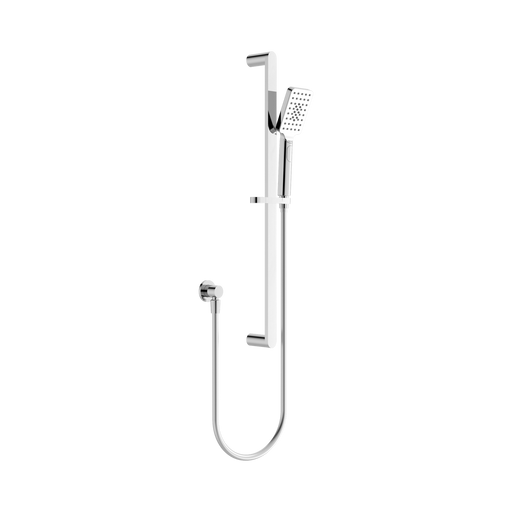Nero Bianca Shower Rail - Chrome