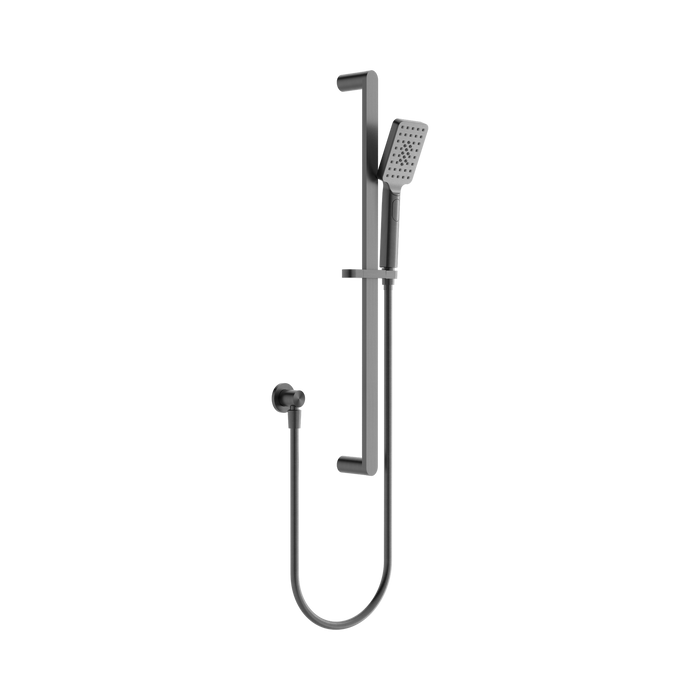 Nero Bianca Shower Rail - Gun Metal