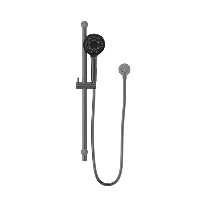 Nero NR319GM Round Metal Project Shower Rail 4 Star Rating Gun Metal image 2 | SKU: NR319GM
