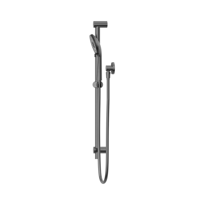 Nero NR319GM Round Metal Project Shower Rail 4 Star Rating Gun Metal image 3 | SKU: NR319GM