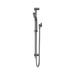 Nero NR319GM Round Metal Project Shower Rail 4 Star Rating Gun Metal image 3 | SKU: NR319GM