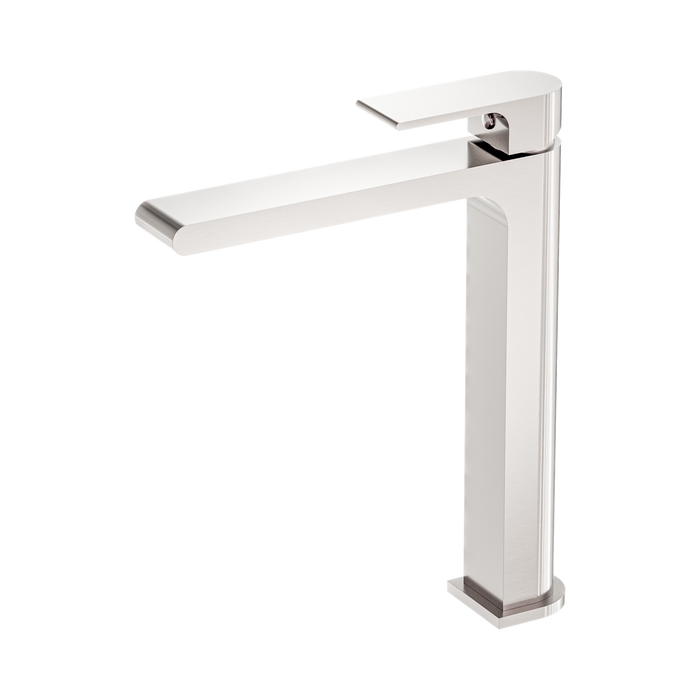 Nero Bianca Tall Basin Mixer - Brushed Nickel