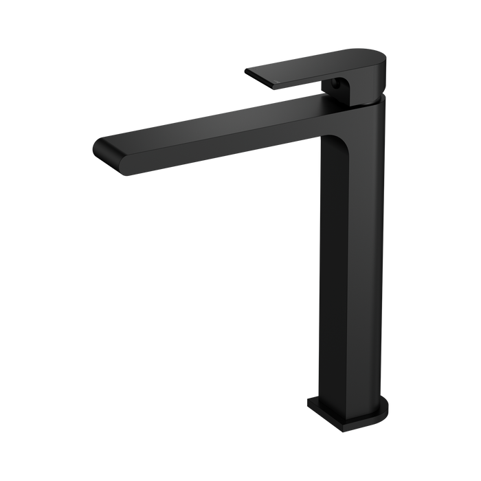 Nero Bianca Tall Basin Mixer - Matte Black