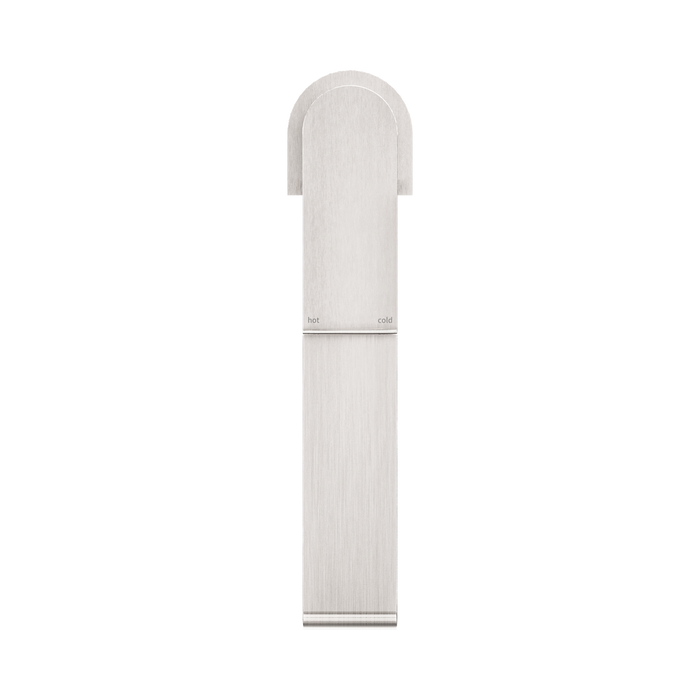 Nero NR321501dBN Bianca Mid Tall Basin Mixer Brushed Nickel image 2 | SKU: NR321501DBN