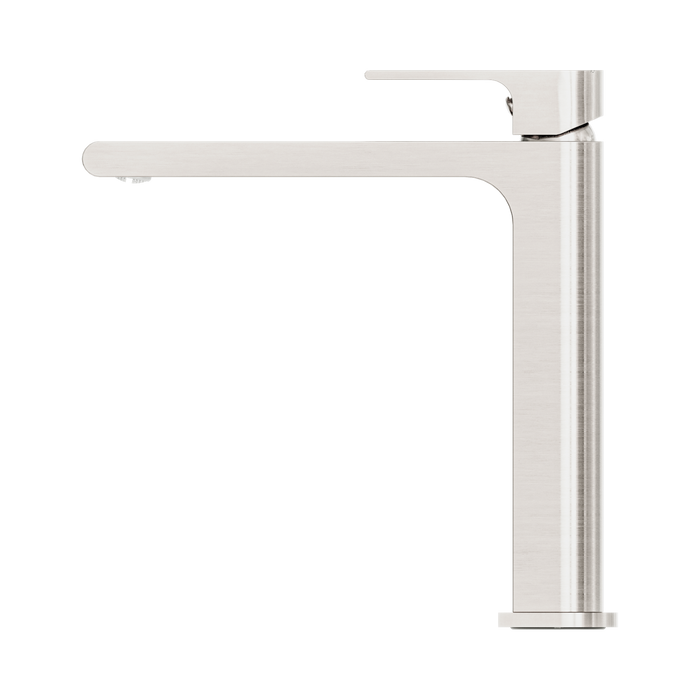 Nero NR321501dBN Bianca Mid Tall Basin Mixer Brushed Nickel image 3 | SKU: NR321501DBN