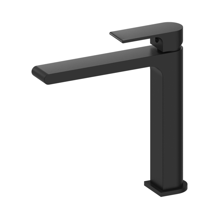 Nero Bianca Mid Tall Basin Mixer - Matte Black