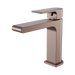 Nero Bianca Basin Mixer Straight Spout - Brushed Bronze