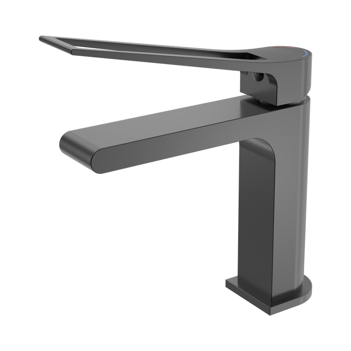 Nero Bianca Care Basin Mixer - Gun Metal