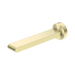 Nero Bianca Fixed Bath Spout Only 200mm - Brushed Gold