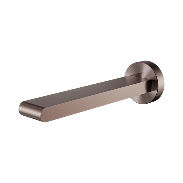 Nero Bianca Fixed Bath Spout Only 200mm - Brushed Bronze