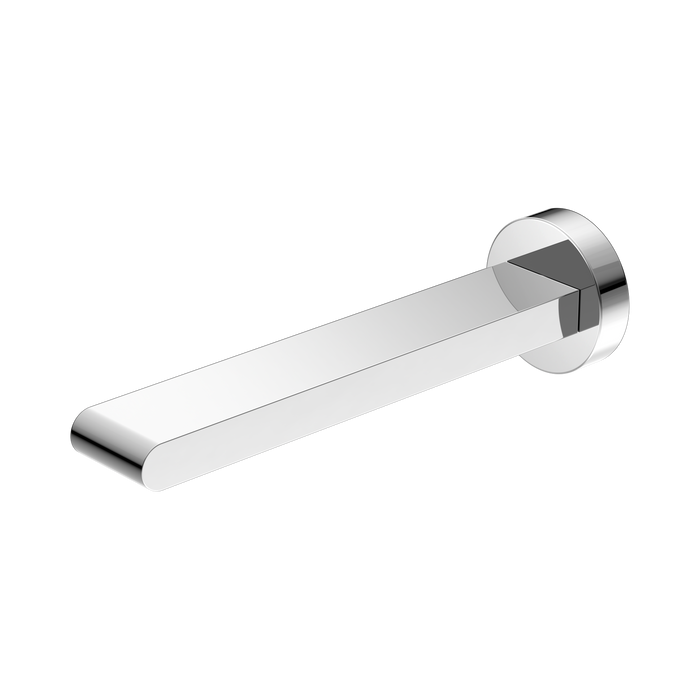 Nero Bianca Fixed Bath Spout Only 200mm - Chrome